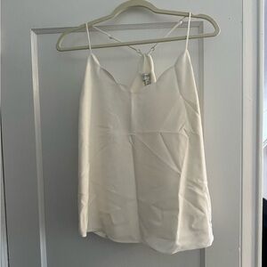 J. Crew Scalloped Camisole- Ivory